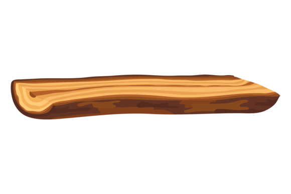 Download Cartoon Timber. Natural Material. Cutted - Material Collection