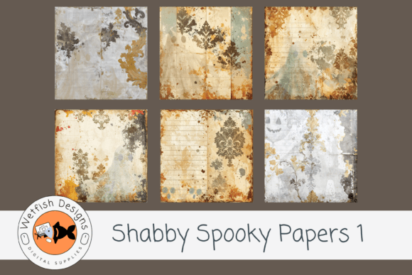 Download Shabby Spooky Papers 1 - Spooky papers Collection