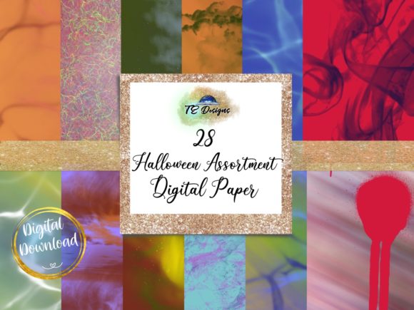 Download Halloween Assortment Spooky Papers - Spooky papers Collection