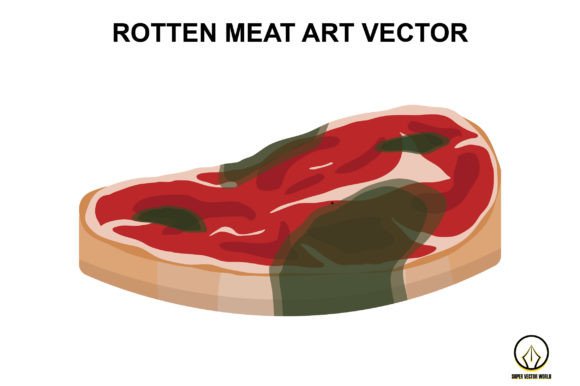 Download Rotten Meat Vector Material JPG EPS - Material Collection