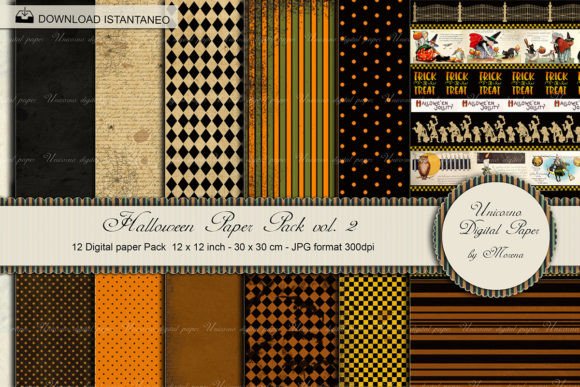 Download HALLOWEEN PAPER PACK 2 -SCRAPBOOK 12X12 - Halloween paper pack Collection