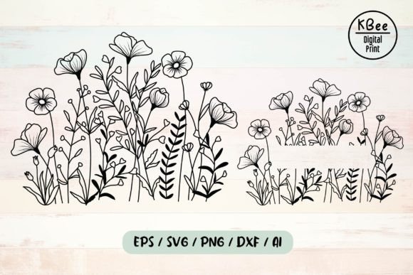 Download Flower Svg, Floral Svg, Wildflower Svg. - Floral svg Collection