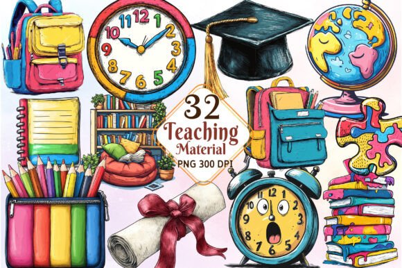 Download Teaching Material Clipart - Material Collection