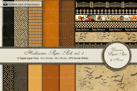 Download HALLOWEEN PAPER PACK VOL. 1 - Halloween paper pack Collection